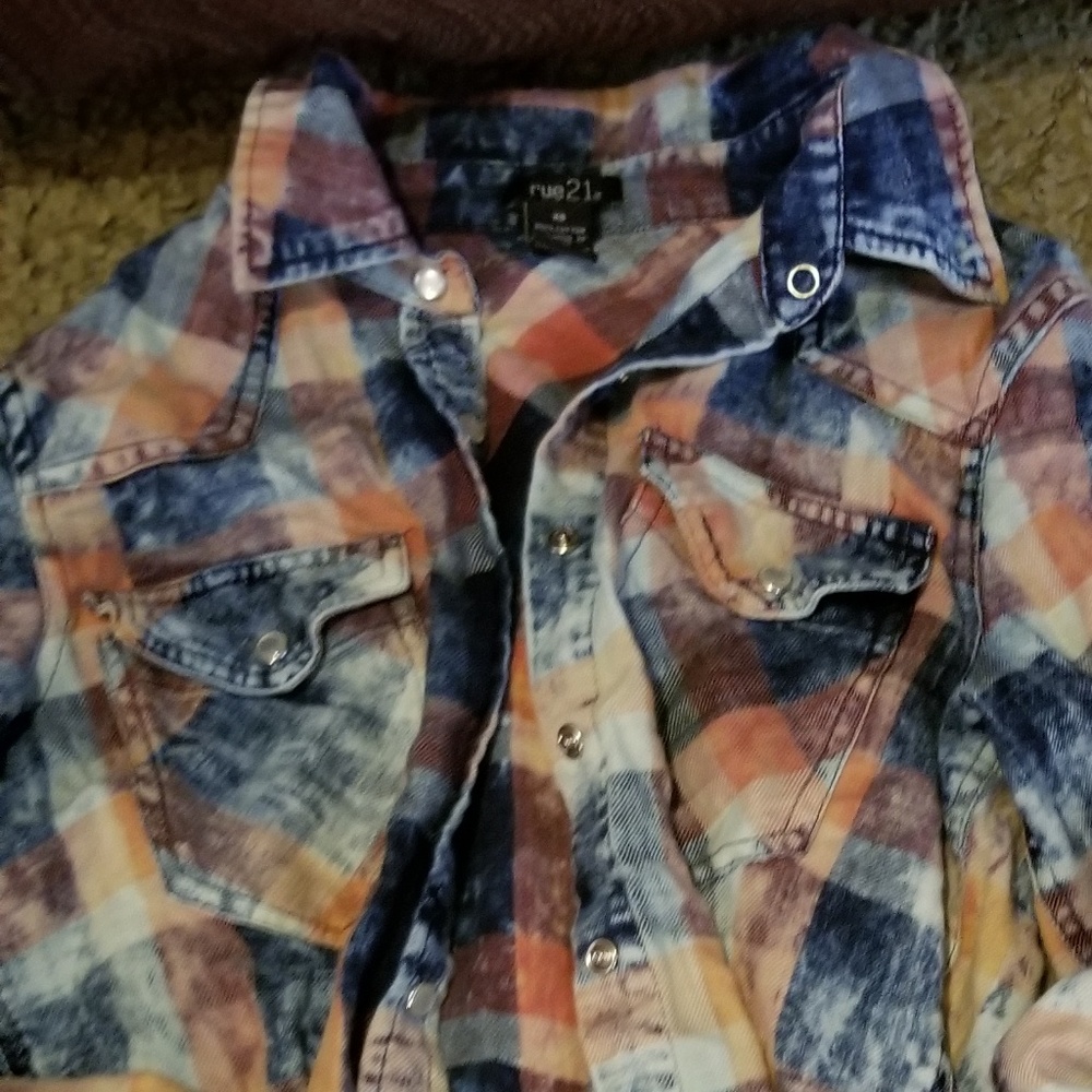 Plaid button up